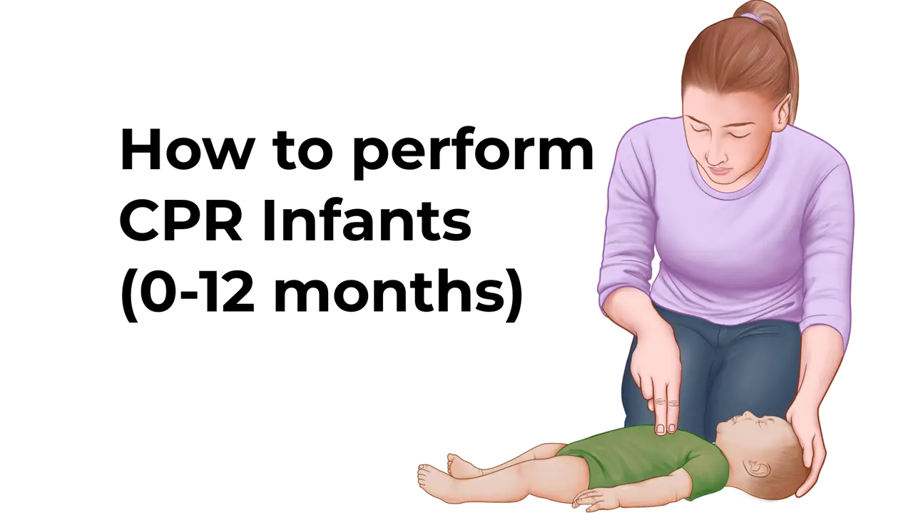 How to perform CPR Infants